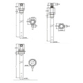 FST700-201 Sortie de signal numérique RS232 / 485 Sortie de signal analogique MODBUS PROFIBUS CANBUS 4 20mA 0 5V 0 10V capteur de niveau d&#39;huile